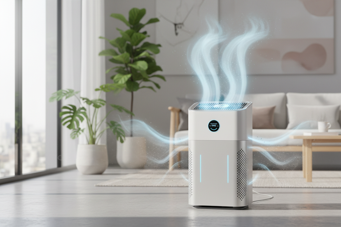 air purifier purifying the air